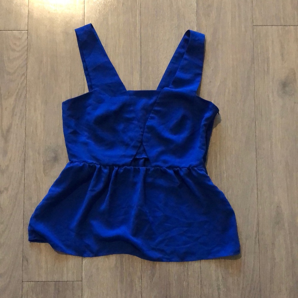 Zara - Blue Sleeveless Top